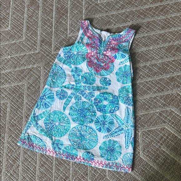 Lilly Pulitzer Sea Urchin For You Baby Girl's Dress size 5 NEW - Picture 1 of 8